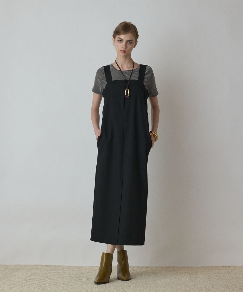 GRACE CONTINENTAL スーツ地ジャンパ－スカート 