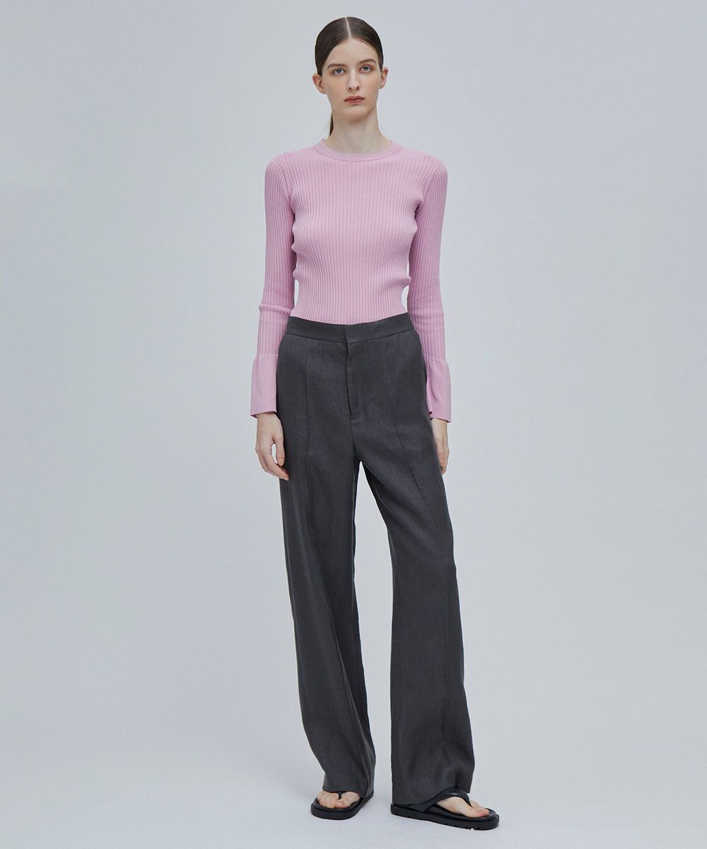 BEIGE， HANNA / リブニットトップス 