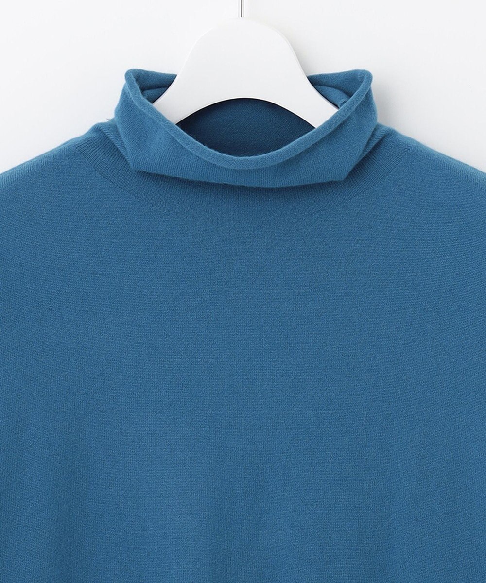 自由区 【洗える】ソフトウールハイゲージ ハイネックニット 