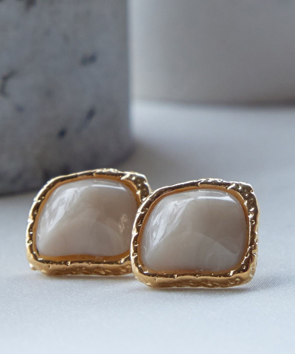 Tiaclasse カラースクエアピアス 