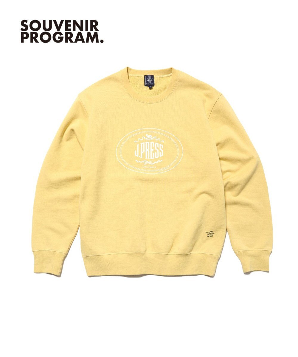 J.PRESS MEN 【J.PRESS ORIGINALS】【UNISEX】Supima Recycle French Terry Orval Logo Sweat Shirt 
