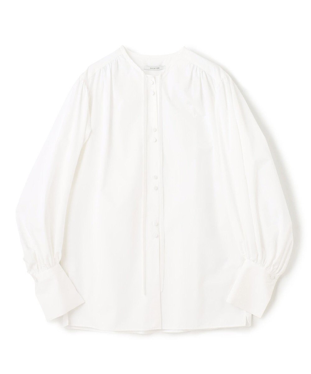 BEIGE， 【WEB限定】DIAMANT / ボウタイブラウス 