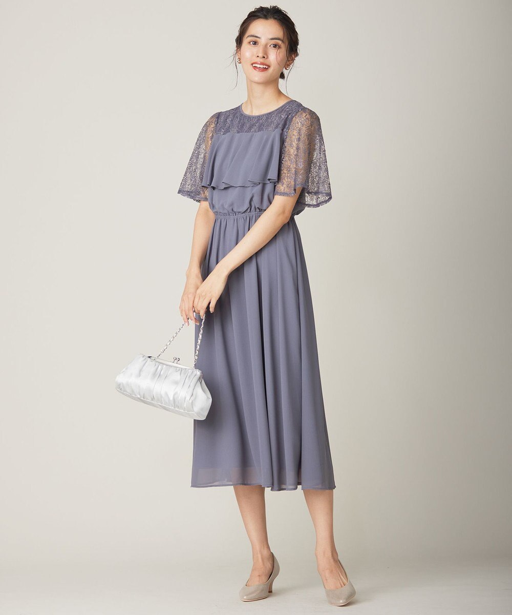 ANY SIS S 【Lily Calin】ラッフルディテール ドレス 