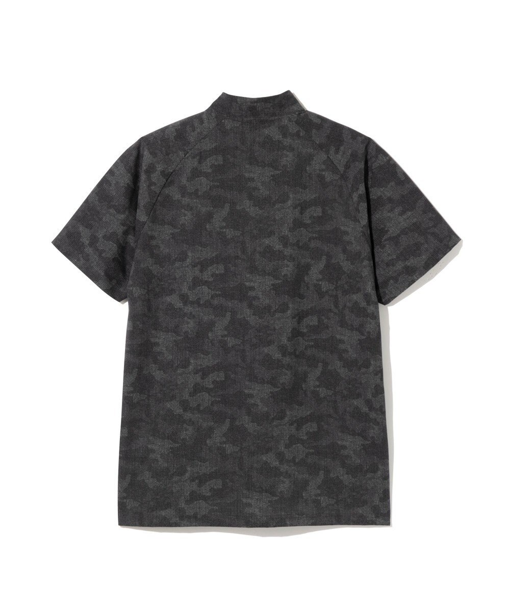 ZERO HALLIBURTON クールドッツ カモ柄モックネックTシャツ ZHG-M6S6b 85192 