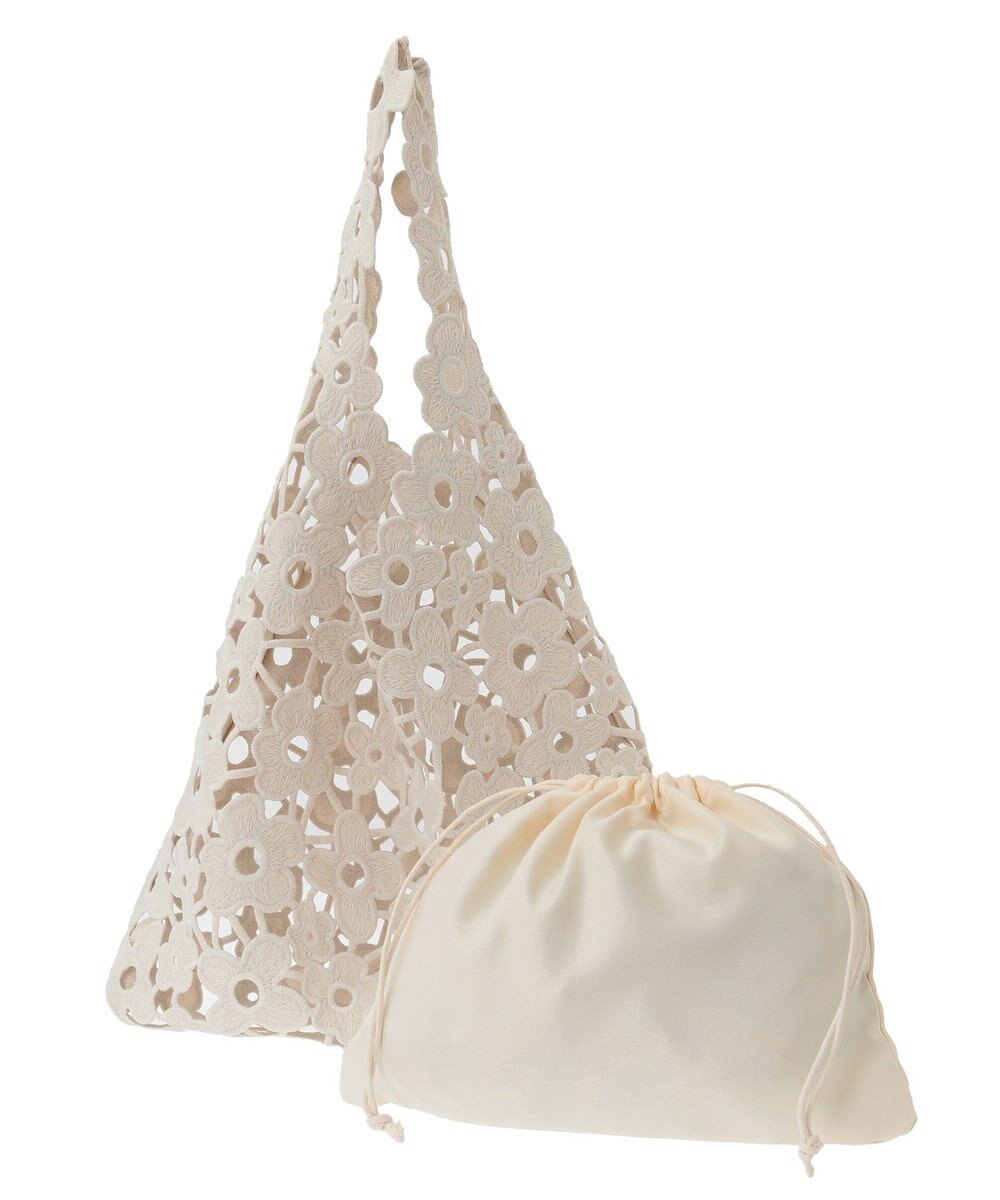 Green Parks ・ｃａｃｈｅ　ｃａｃｈｅ　フラワーレーストートバッグ 