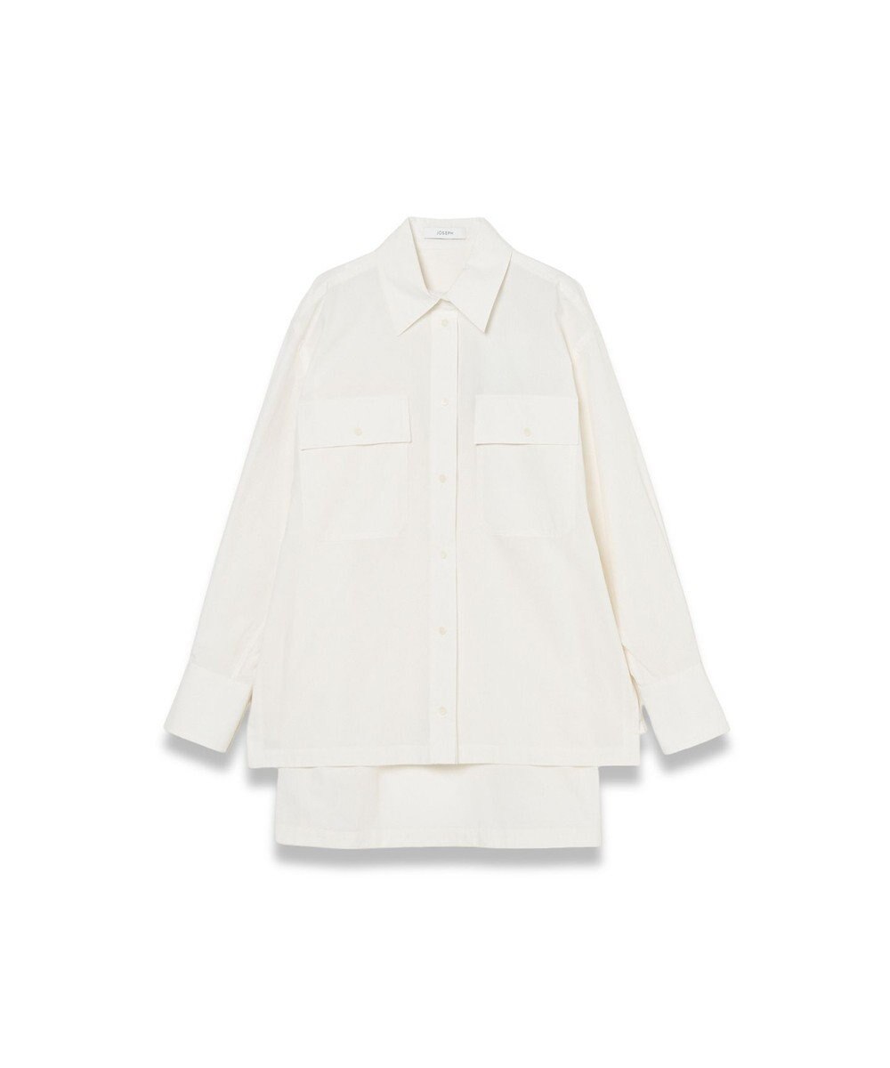 JOSEPH ポプリンコットン　ロングスリーブシャツ 