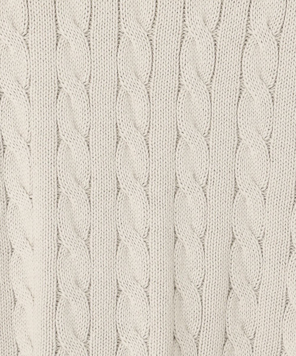 J.PRESS YORK STREET 【WOMEN】コットンニット ケーブルポンチョ 