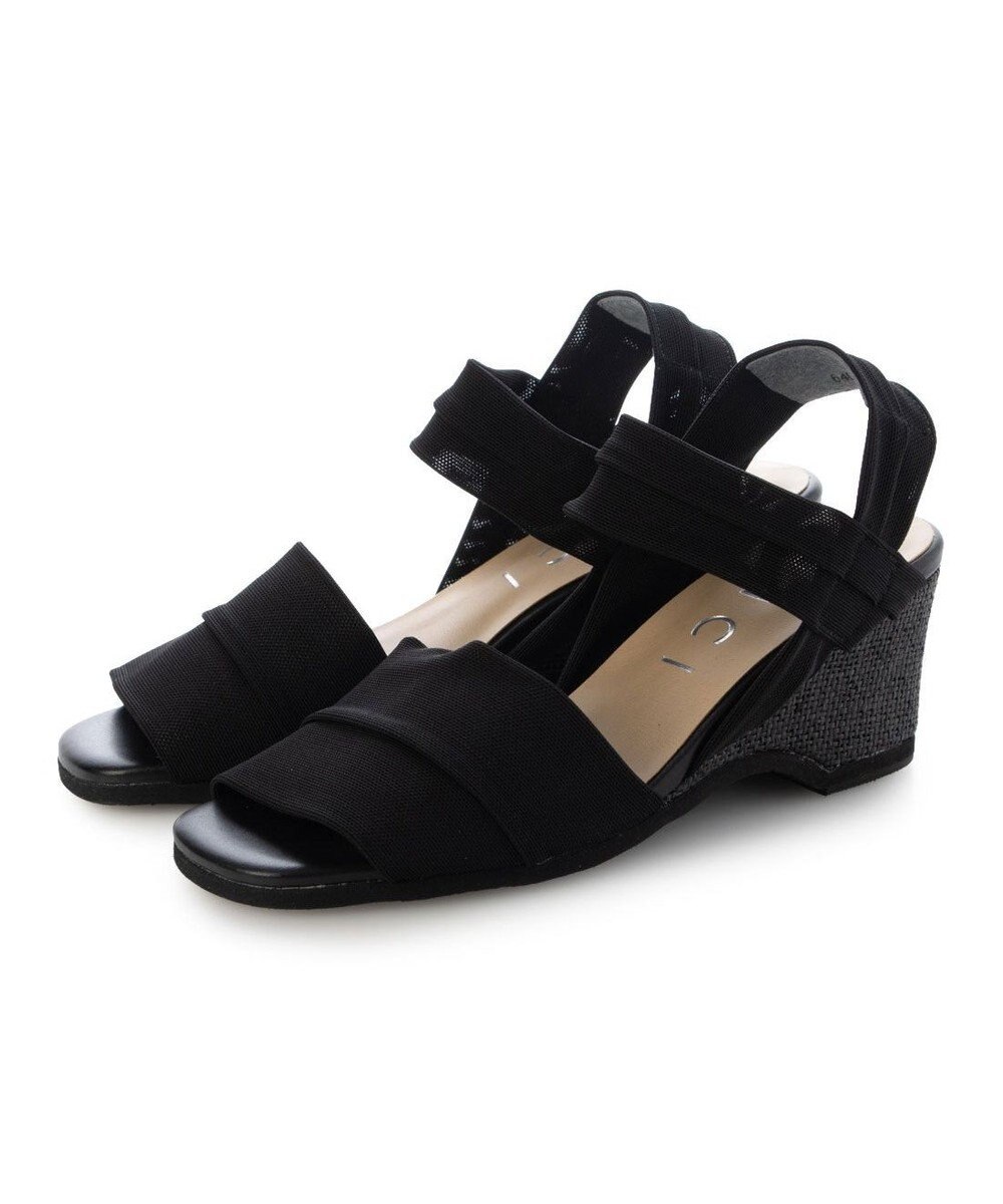 MODE ET JACOMO <D'ICI>アンクルストラップストレッチサンダル 