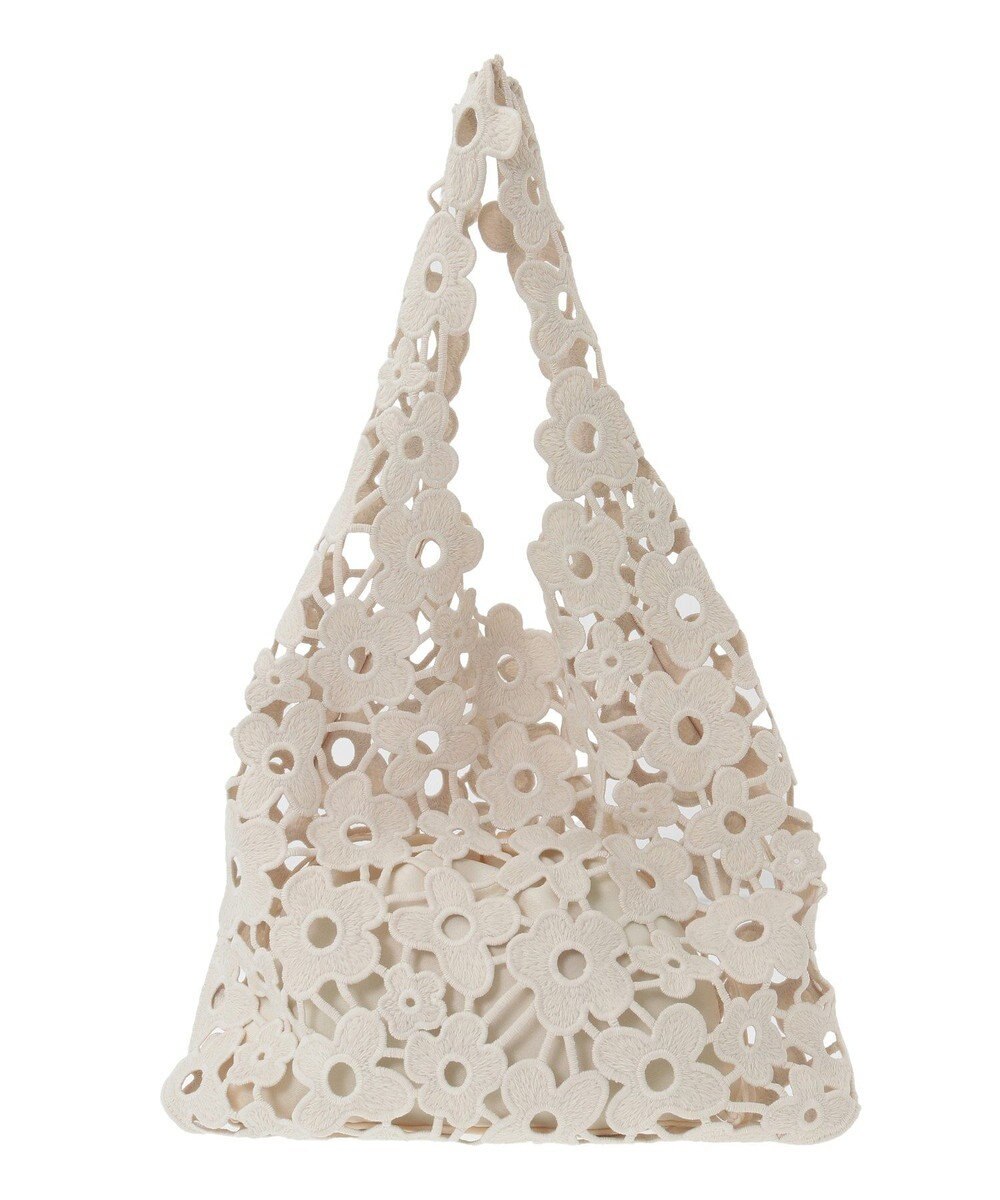 Green Parks ・ｃａｃｈｅ　ｃａｃｈｅ　フラワーレーストートバッグ 