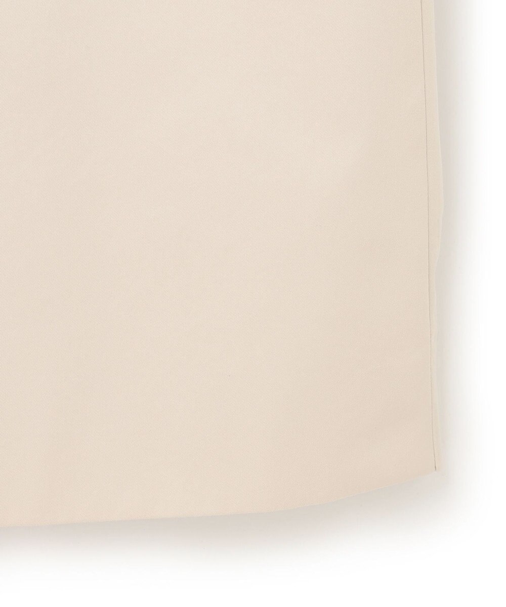 23区 コットンポリエステルギャバジン ステンカラーコート 