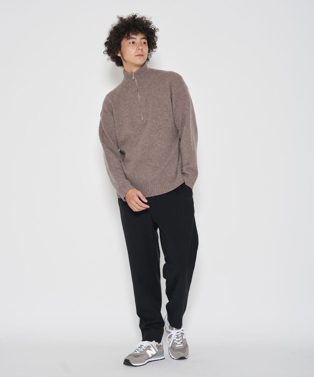 J.PRESS YORK STREET 【UNISEX】タートルハーフジップ ニット 