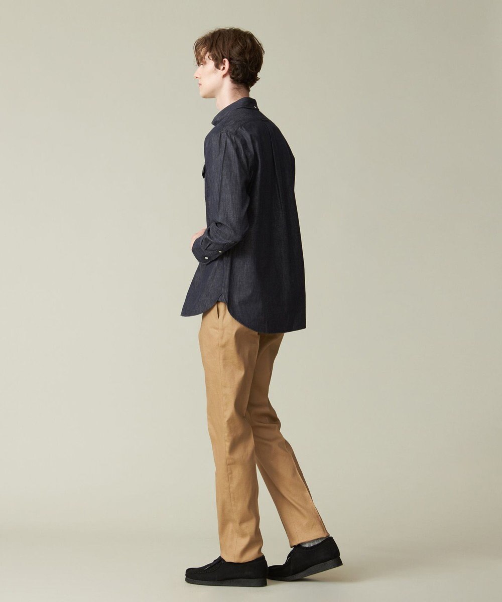 J.PRESS MEN デニムルックツイル ボタンダウンシャツ 
