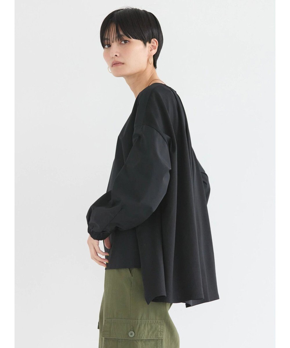 AMERICAN HOLIC 異素材バックタックドッキングプルオーバー 