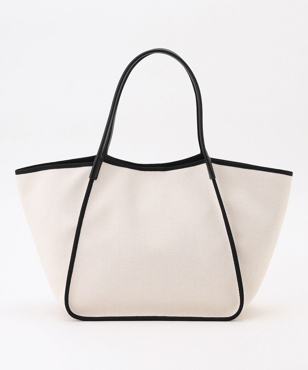 TOCCA 【A4サイズ対応】TRIM RIBBON CANVASTOTE トートバッグ 