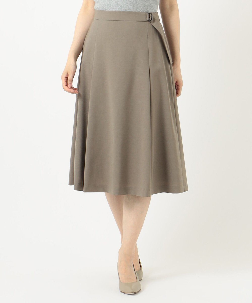 J.PRESS LADIES 【洗える】ドライタッチツイルストレッチ スカート 