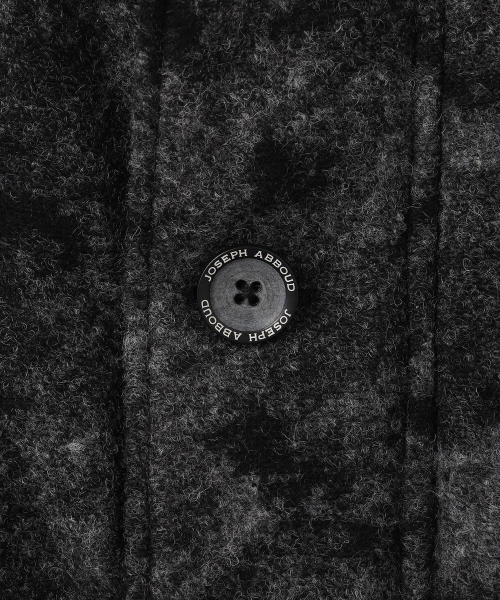 JOSEPH ABBOUD MOUNTAIN 【イタリア素材/ECOファー/9ポケット/ダウン/男女兼用】スライバーカモフラージュ　ダウンコート 