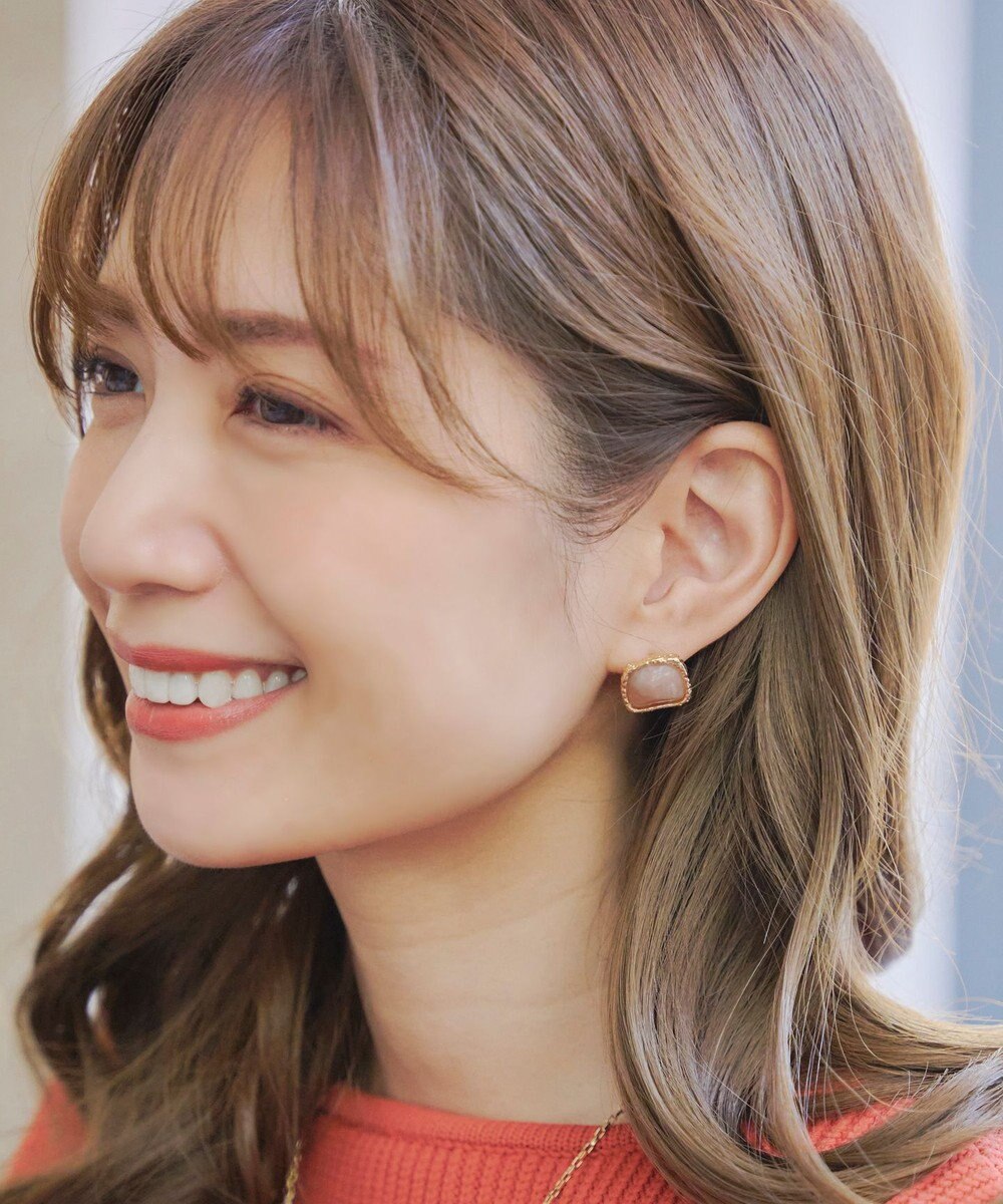 Tiaclasse カラースクエアピアス 