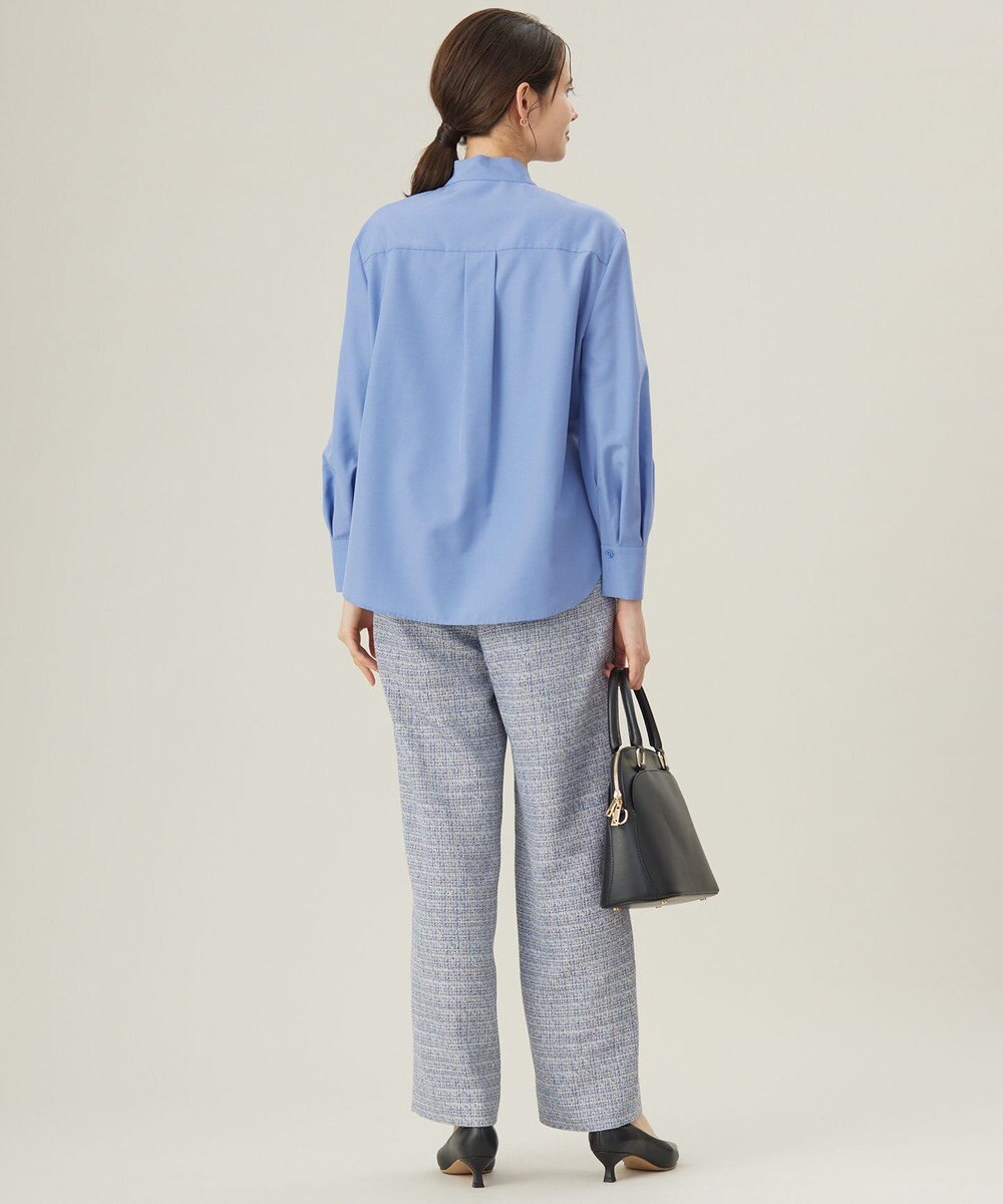 自由区 【洗える】ナチュラルタッチボウタイ ブラウス 