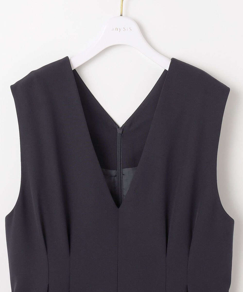 ANY SIS L 【優木まおみさんコラボ】秒映えセレモニー ブラウス × ジャンパースカート 