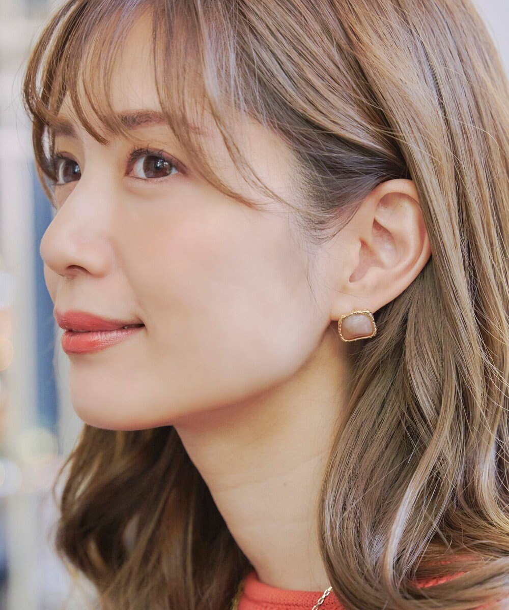 Tiaclasse カラースクエアピアス 