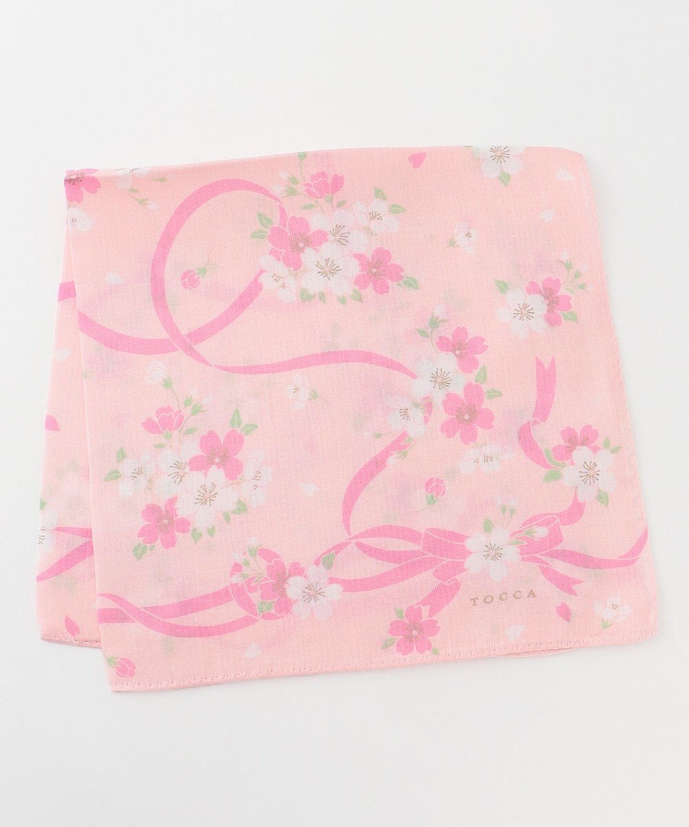 TOCCA CHERRY BLOOSOM GAUZECHIEF ハンカチ 