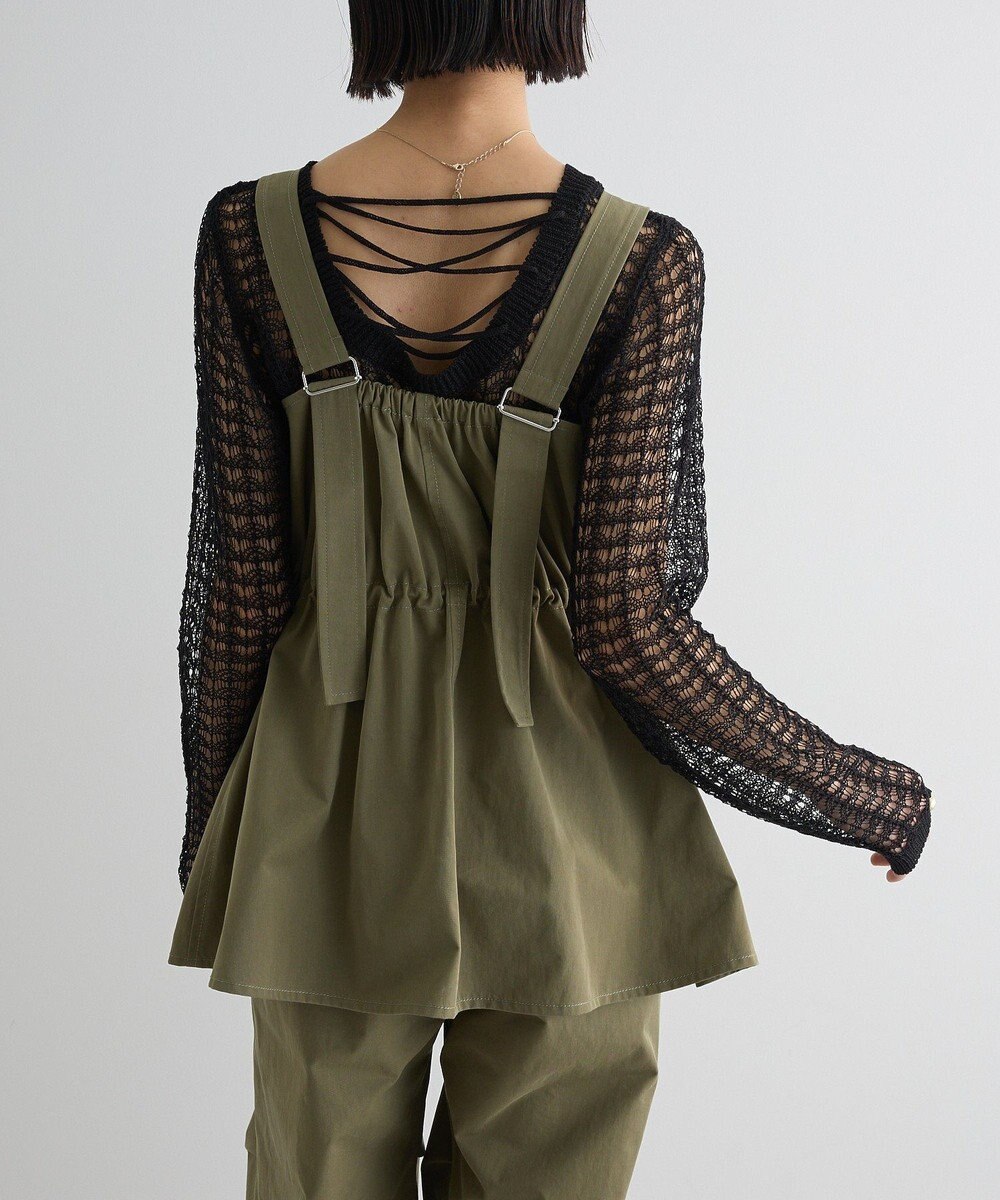 Green Parks ウ゛ィンテージペプラムオールインワン 