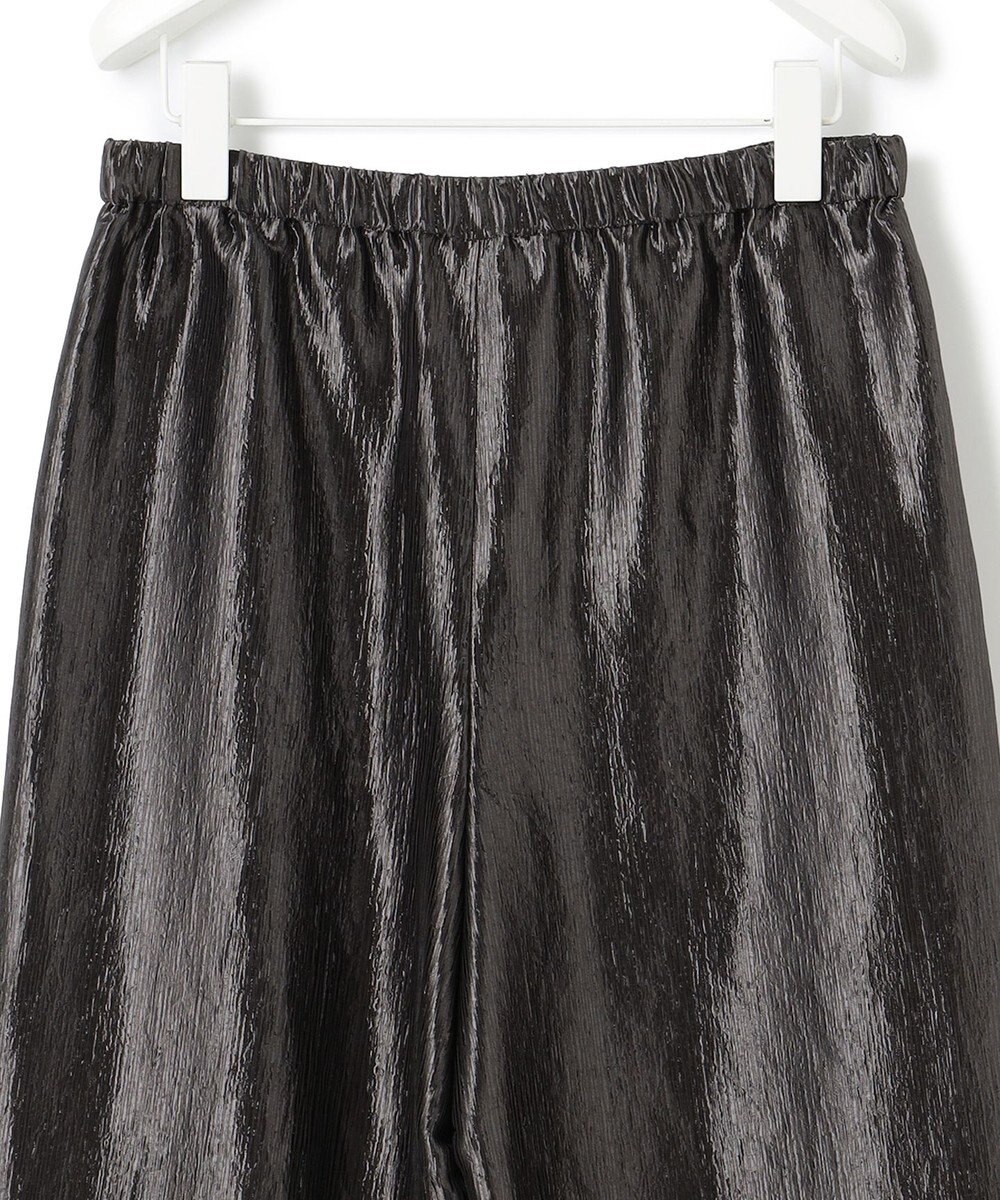 ICB 【洗える】 ブライトカールマイヤー ワイドストレートパンツ 