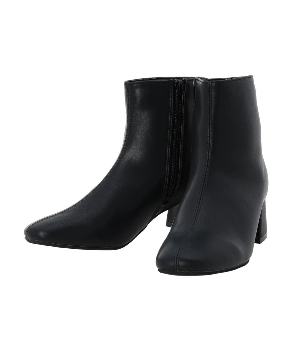 AMERICAN HOLIC スクエアトゥヒールショートブーツ 