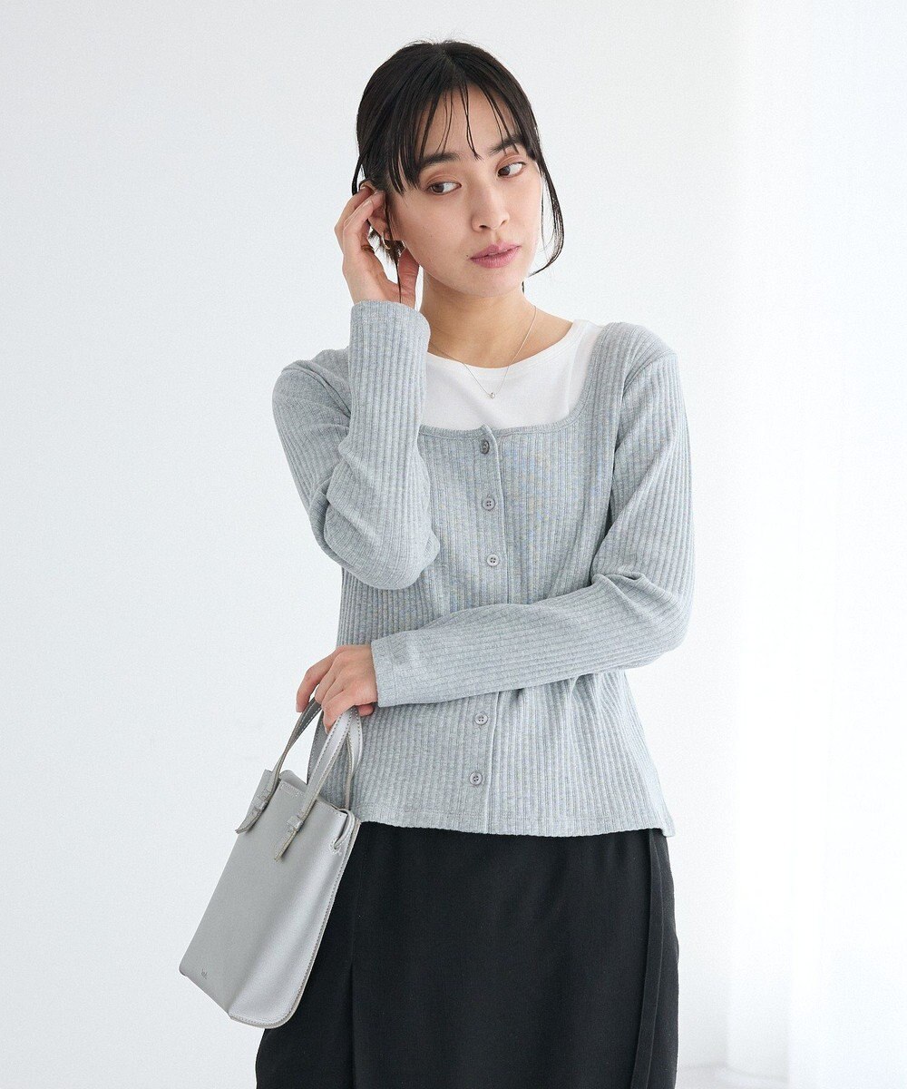 CRAFT STANDARD BOUTIQUE 2点セット / スクープネックカーディガン+タンクトップ 