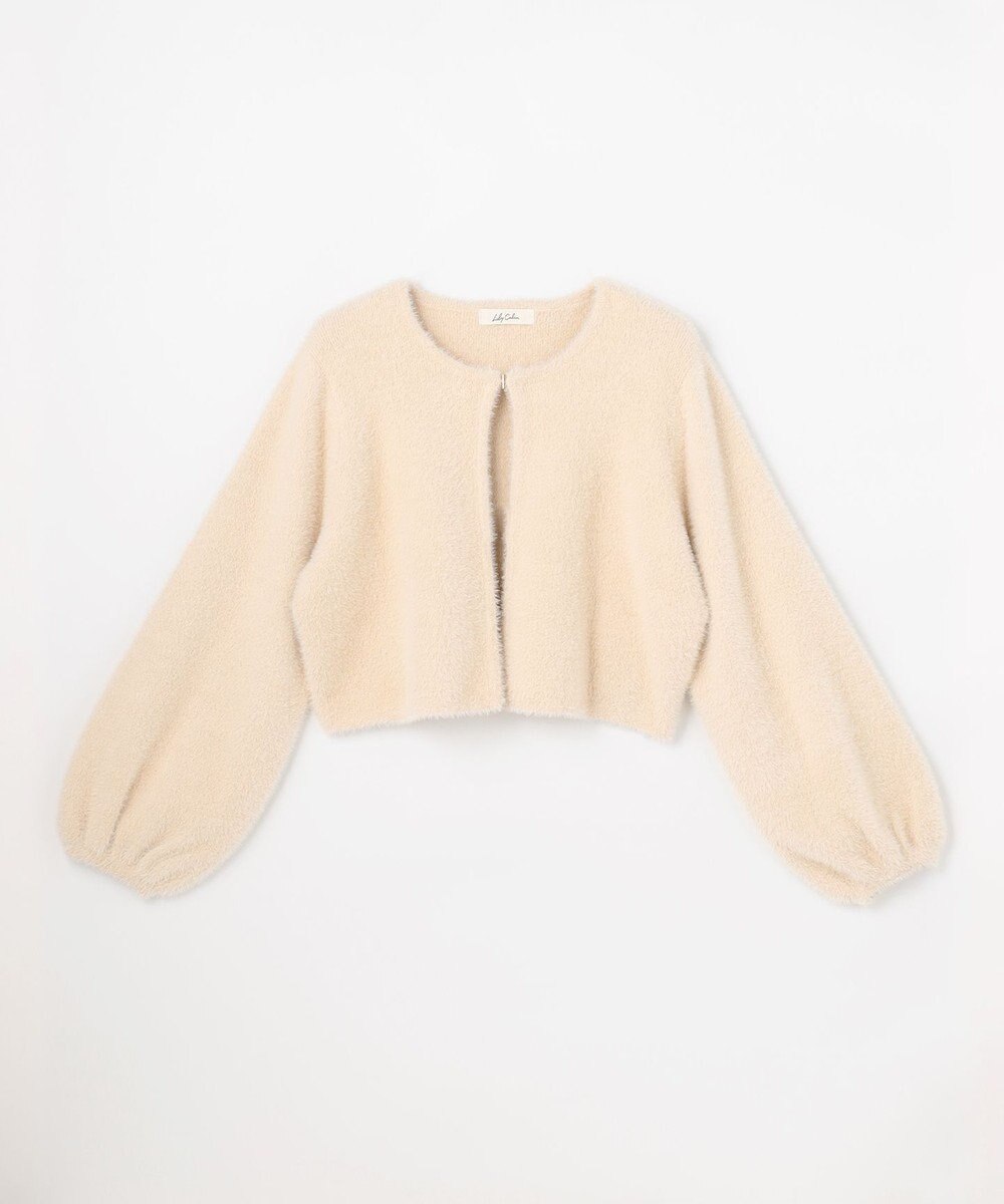 ANY SIS L 【Lily Calin】フェザーニット カーディガン 