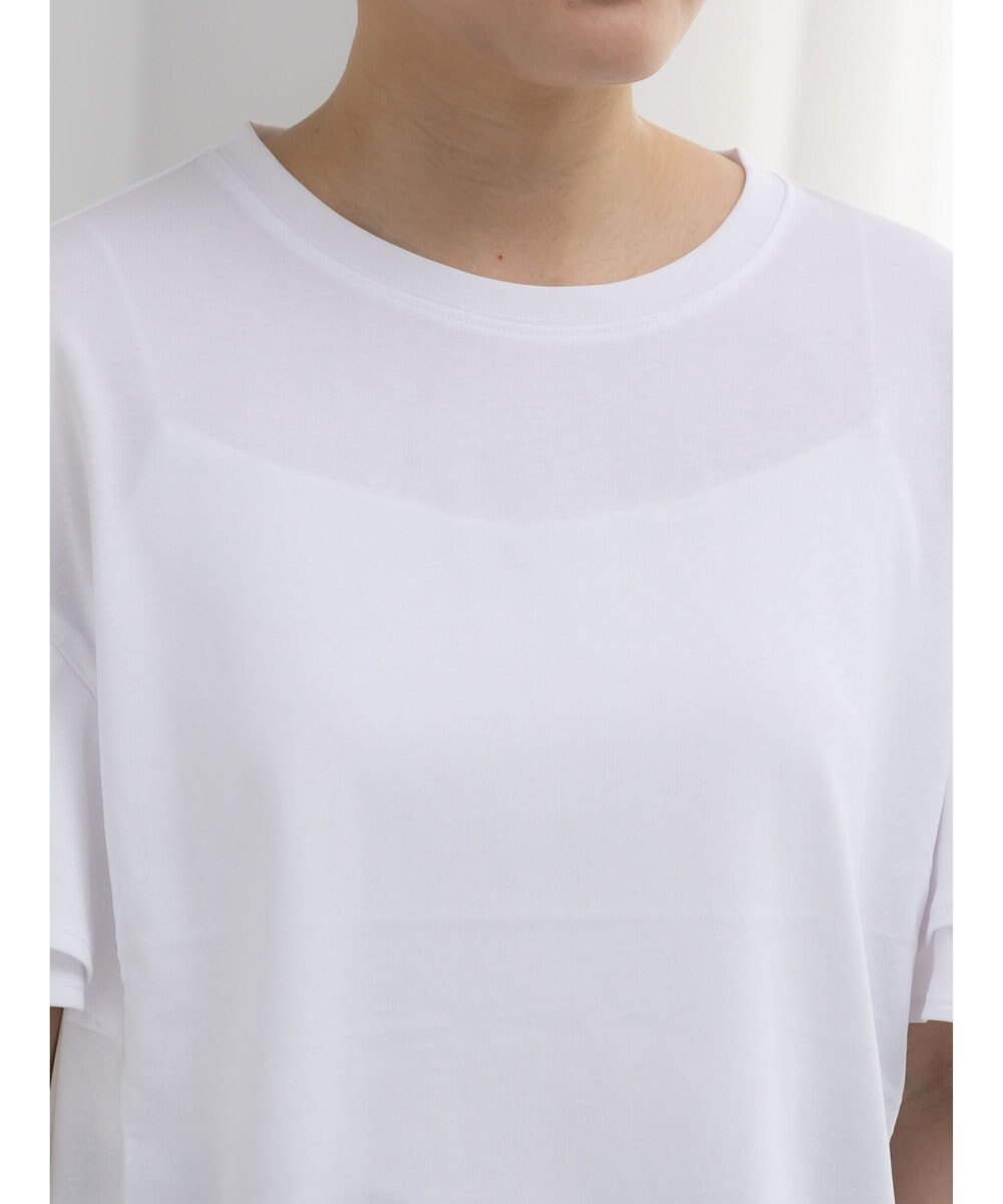 Te chichi 【接触冷感/遮熱/吸水速乾】フリルスリーブビッグTシャツ 