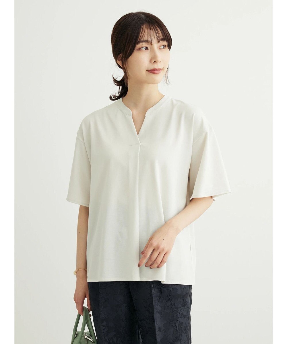 Green Parks BEST PRICE  スキッパー５分袖ブラウソー 