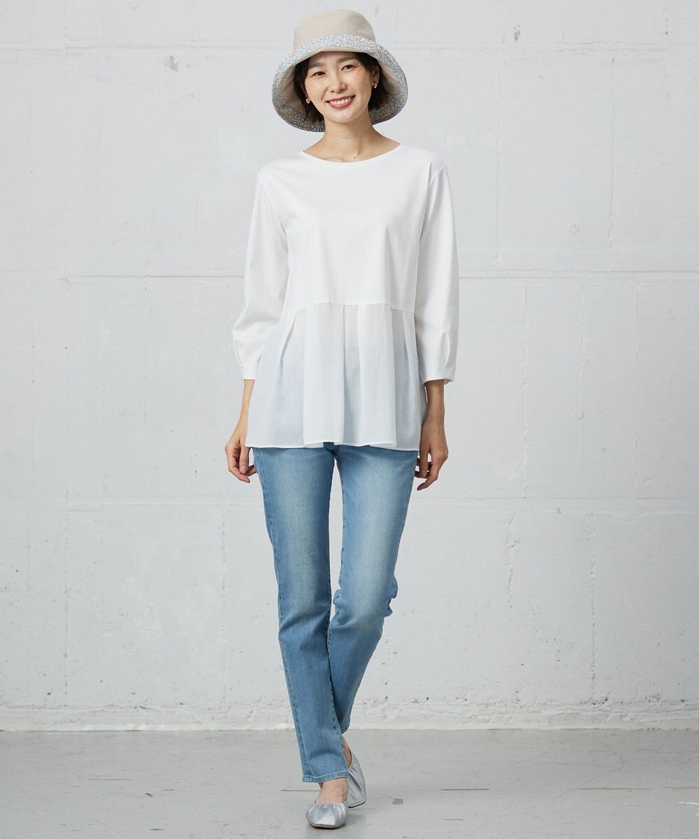 J.PRESS LADIES 【洗える・UVカット・畳める】LIBERTY HAT 