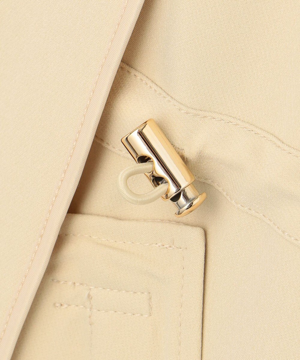 ANY SIS 【撥水・UVカット・洗える】フーデットハーフ コート 