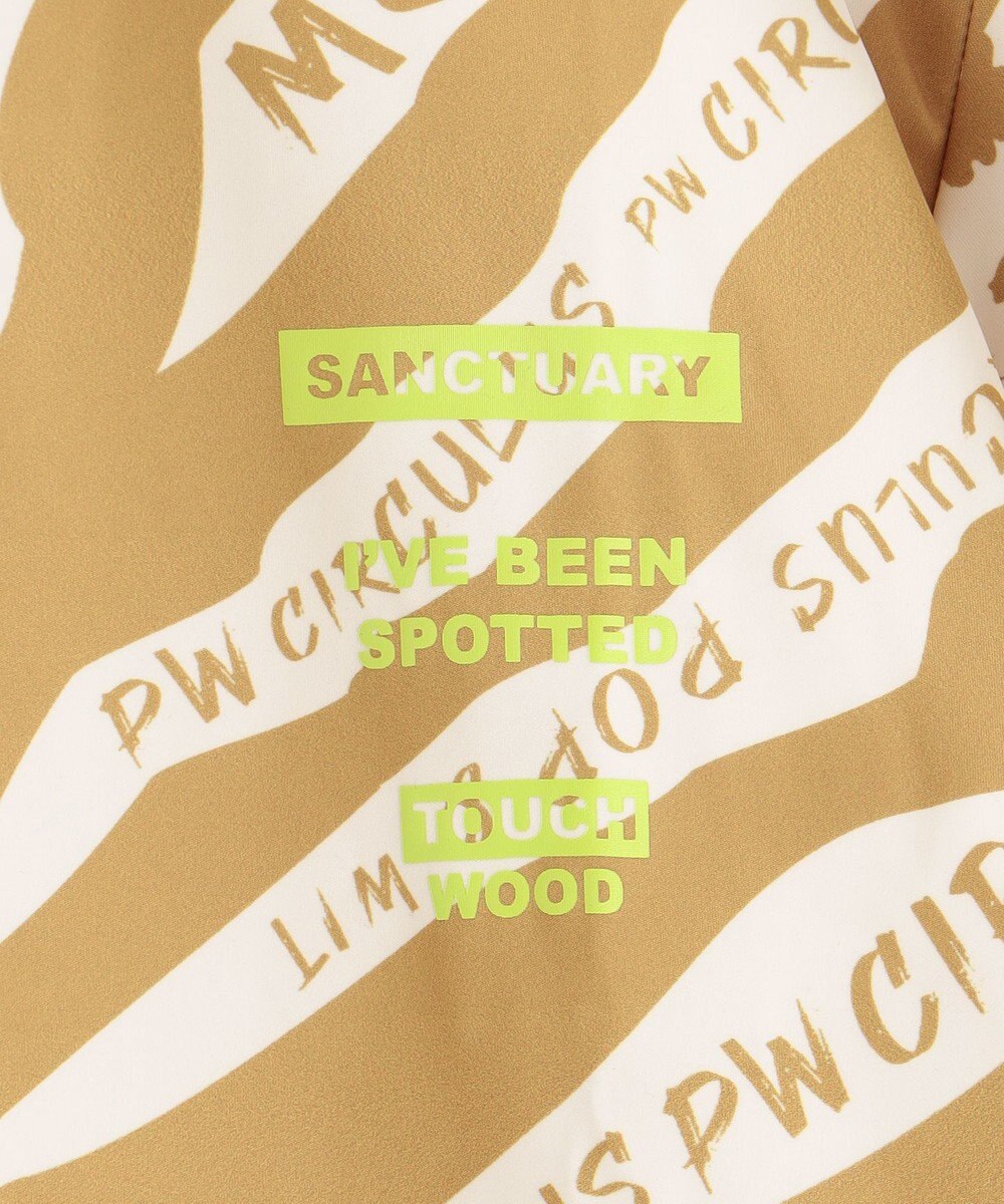 PW CIRCULUS 【UVカット / 吸水速乾 / 伸縮性抜群】【MEN】ゼブラ柄モック T 