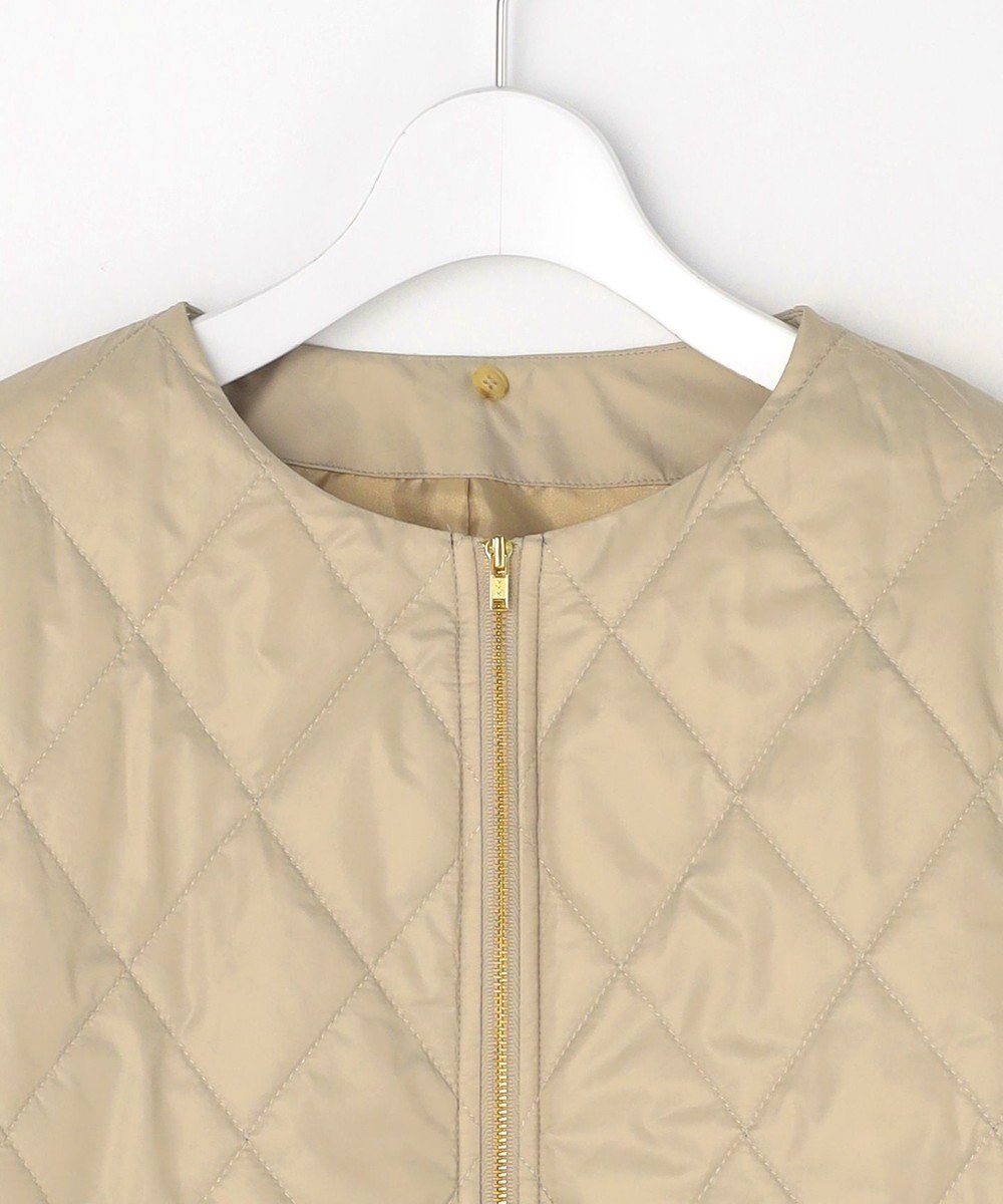 J.PRESS LADIES 【2way】スパンライクナイロンタッサー フーデッド コート 