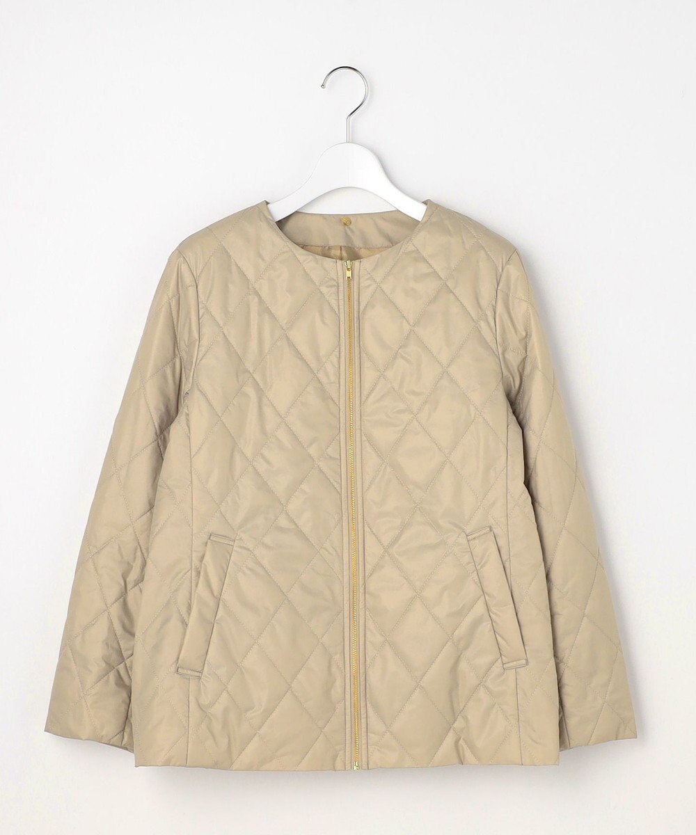 J.PRESS LADIES 【2way】スパンライクナイロンタッサー フーデッド コート 