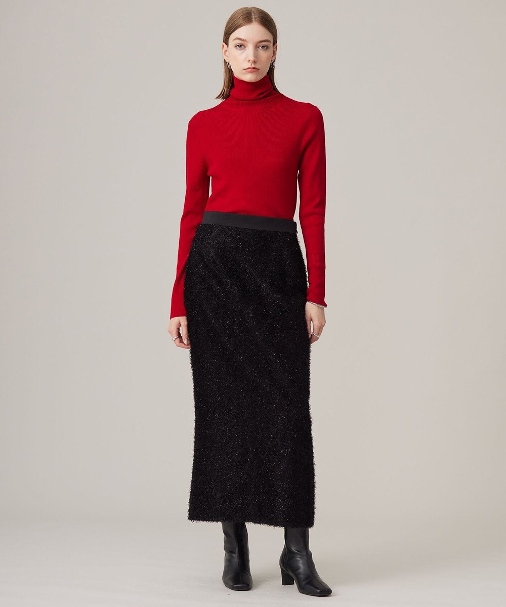 ICB 【CLASSY.1月号掲載・新色追加・洗える】エクストラファインメリノ タートルネックプルオーバー 