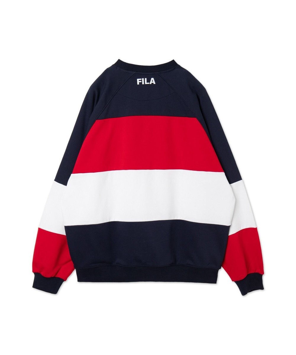 WEGO 【ユニセックス着用ITEM】別注FILAパネル切替プルオーバー 