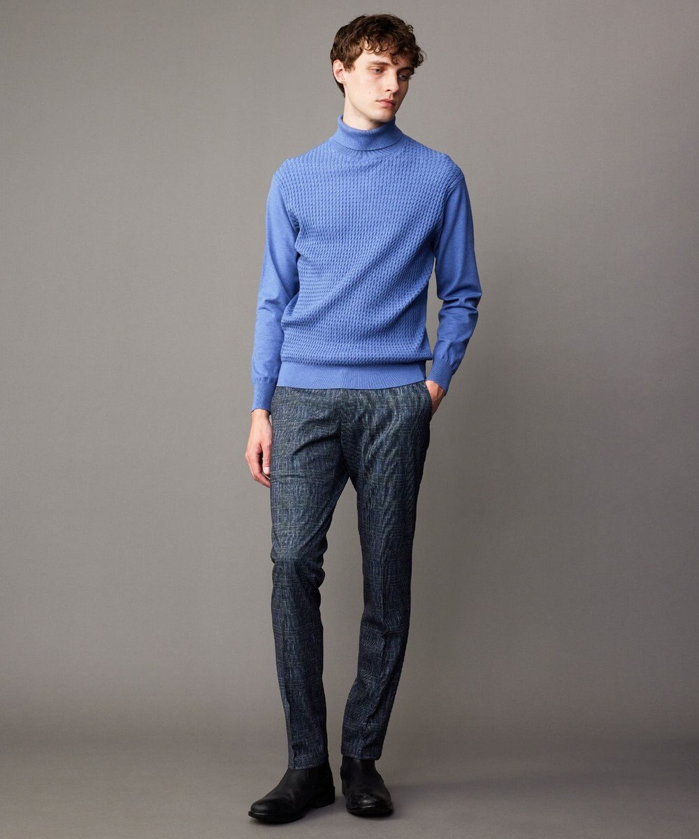 JOSEPH ABBOUD 【洗える/チクチクしない/3シーズン対応】SNOWY タートルネック ニット 