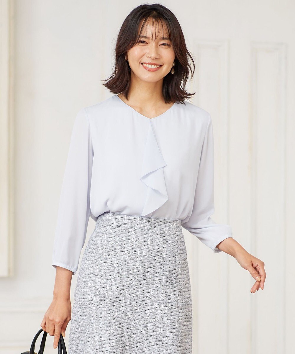 洗える シルキーデシン フリル カットソー 23区 L ファッション通販 公式通販 オンワード クローゼット 洗える シルキーデシン フリル カットソー 23区 L ファッション通販 公式通販 オンワード クローゼット