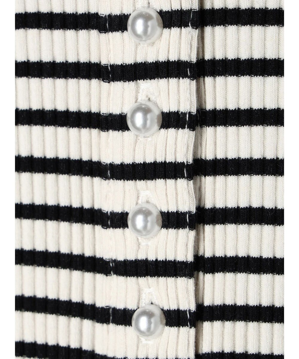 earth music&ecology パールヘンリーリブプルオーバー 