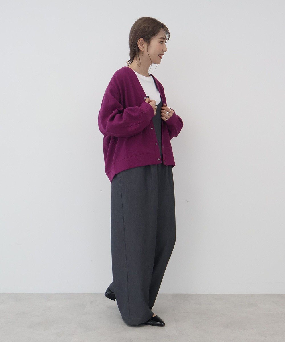 AMERICAN HOLIC Ｖネックリップルカーディガン 