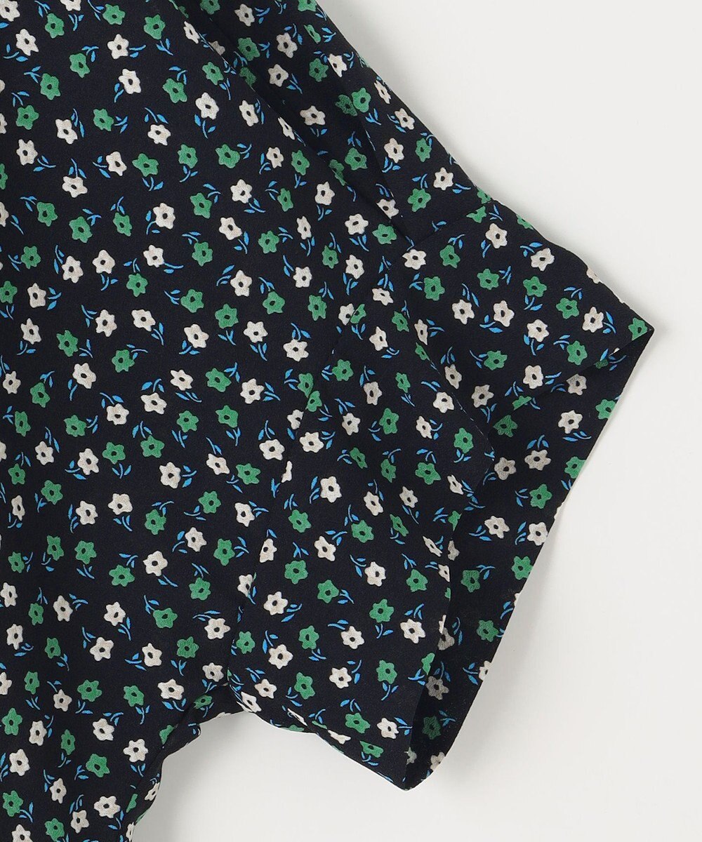 組曲 【洗える】プティフラワージョーゼットシフォン ブラウス 