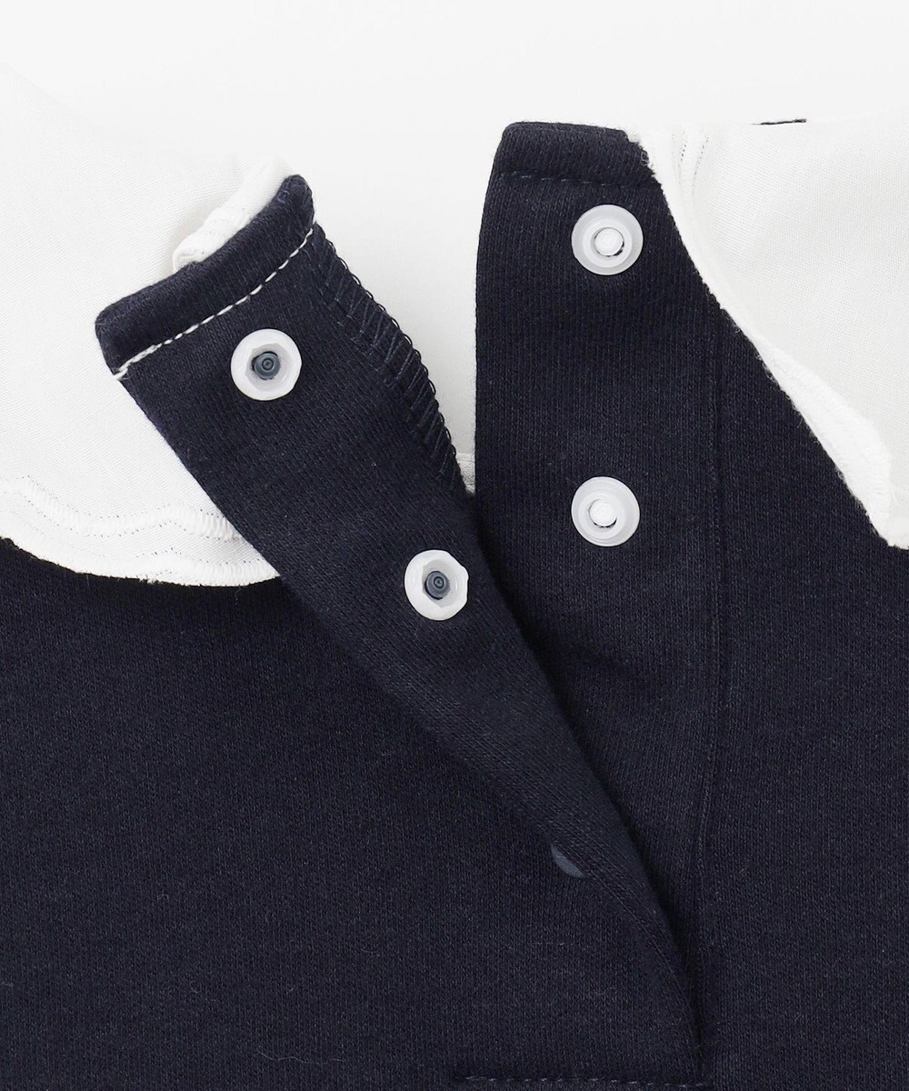 ANY KIDS 襟 刺繍 カットソー 