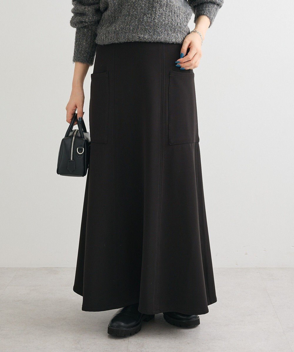 Green Parks ・ＥＬＥＮＣＡＲＥ　ＤＵＥ　サイドポケットフレアスカー 