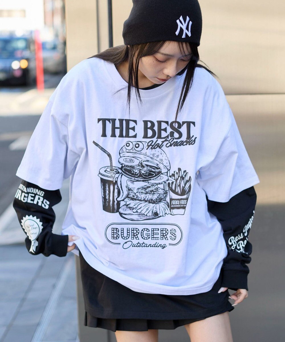 WEGO 【ユニセックス着用ITEM】グラフィックアンサンブルT（LS） 