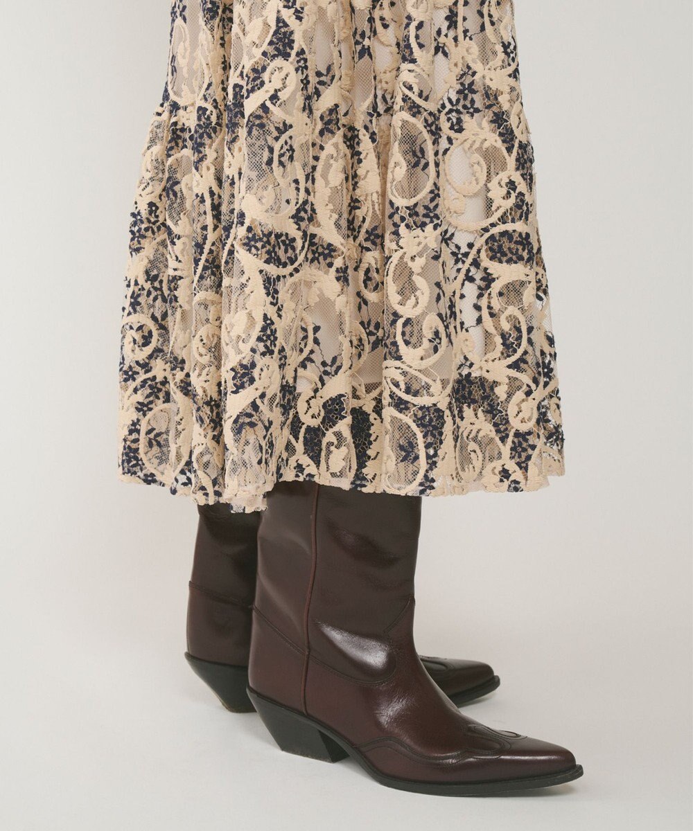 GRACE CONTINENTAL レースキャミロングワンピース 