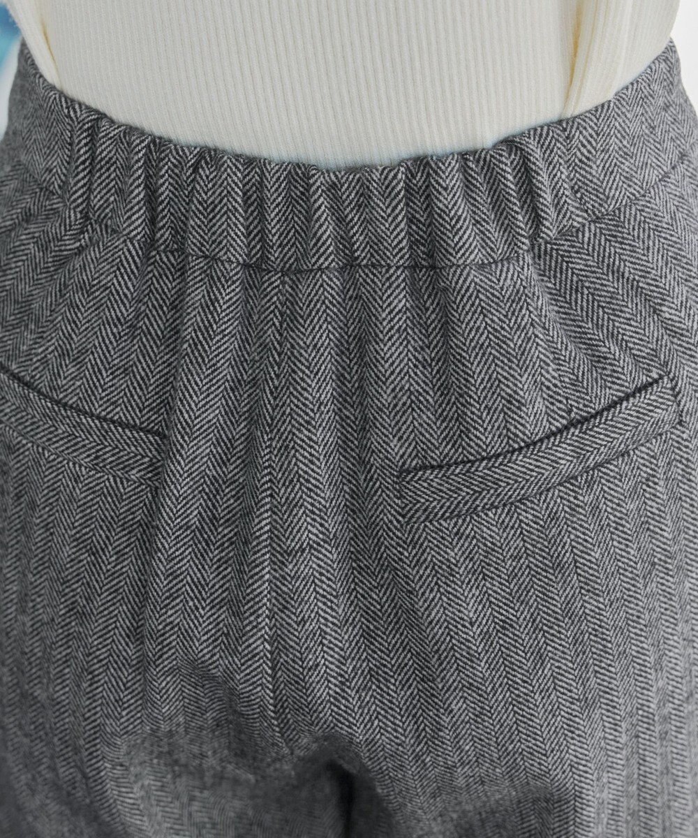 Tiaclasse 【洗える】ウール調キュロットパンツ 