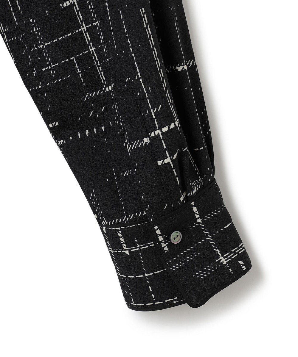 23区 【洗える】モノクロトーンプリント ワンピース 